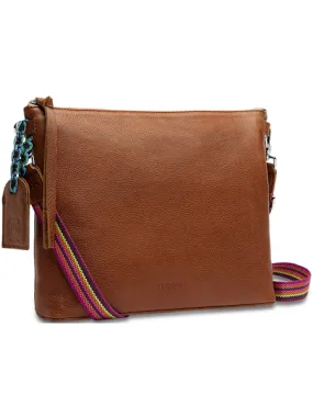 Downtown Crossbody, Brandy by Consuela