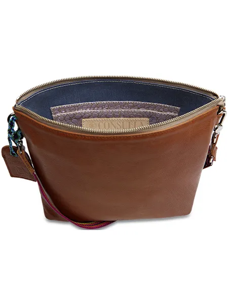 Downtown Crossbody, Brandy by Consuela