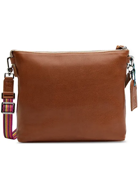 Downtown Crossbody, Brandy by Consuela