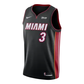 Dwyane Wade Nike Miami HEAT Icon Black Swingman Jersey