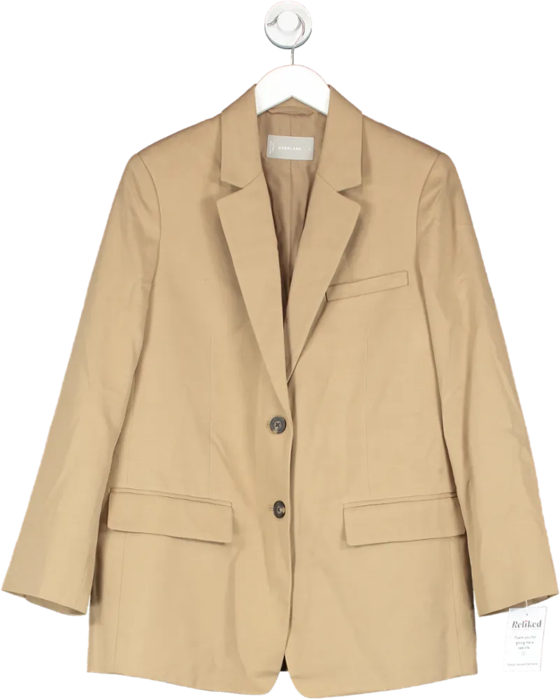 EVERLANE Beige Oversized Blazer UK 6