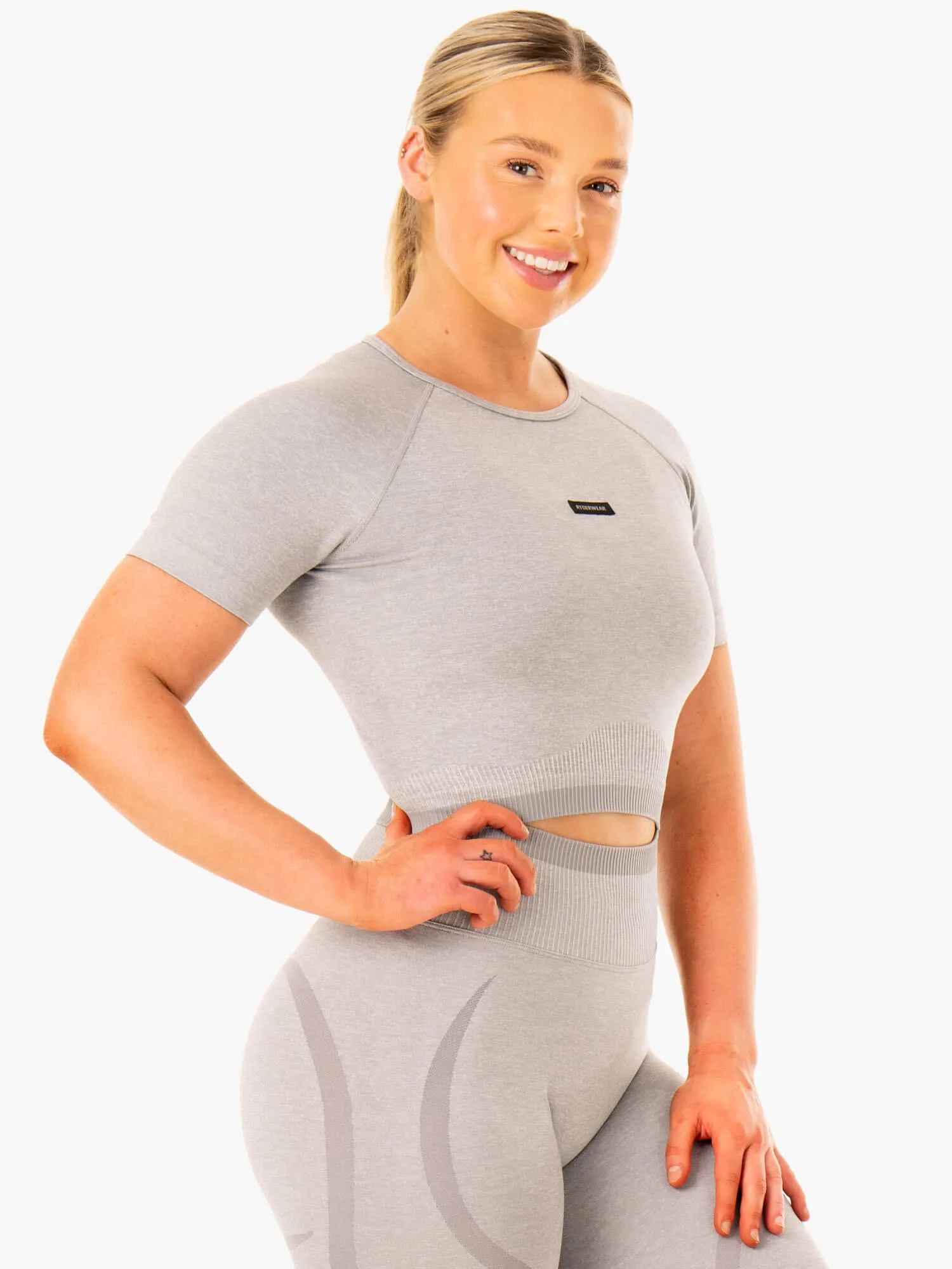 Excel Seamless T-Shirt - Grey Marl