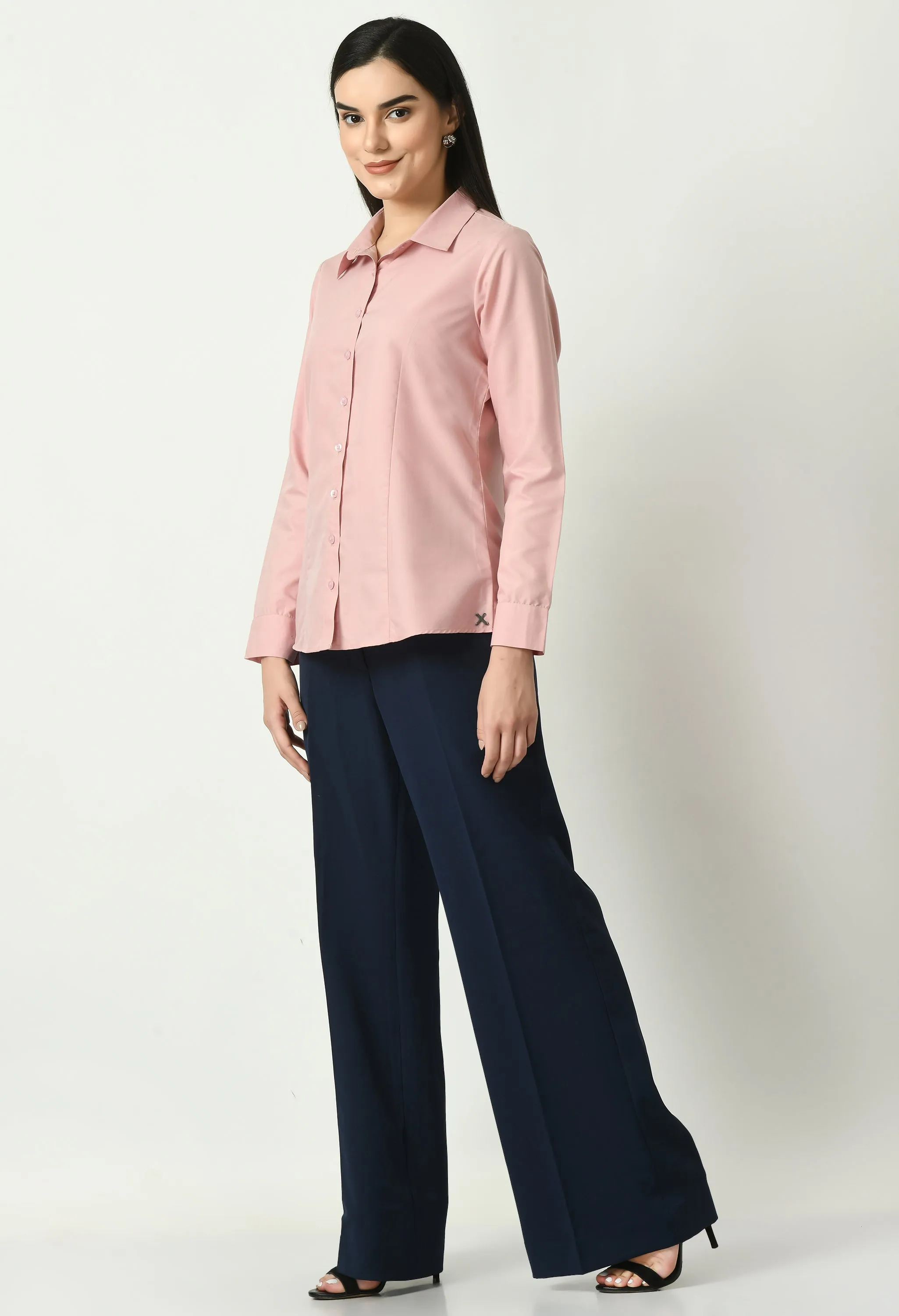 Exude Charisma Long Sleeves Formal Shirt (Watermelon Pink)