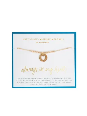 FINAL SALE - Always in My Heart Inspirational Bracelet