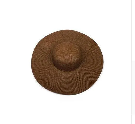 Foldable Large Straw Sun Floppy Beach Hat