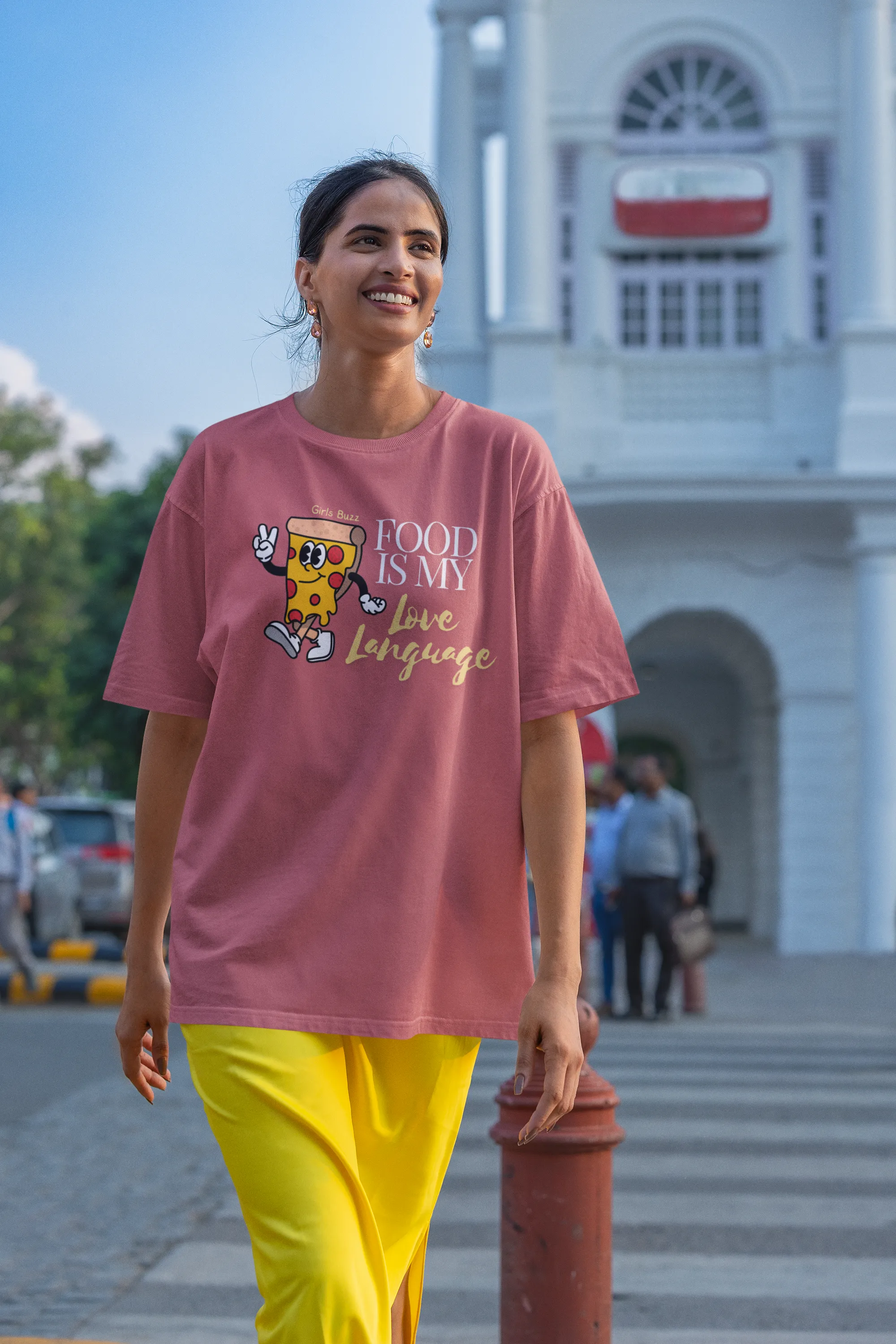 Food Is Love Oversized Tee