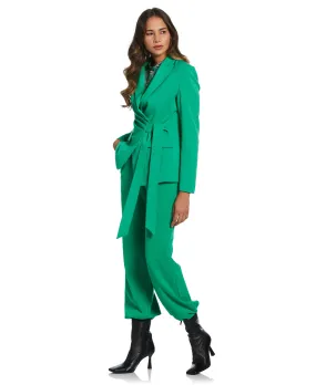 Front Tie Wrap Suit