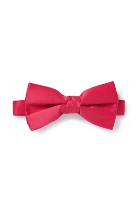 Fuchsia Satin Bow Tie