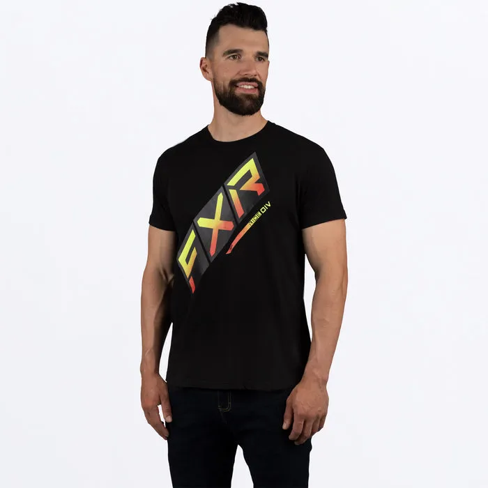 FXR Men's CX Premium Tee Black/Inferno