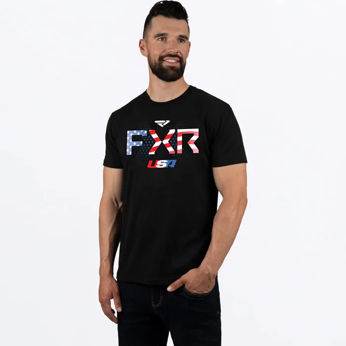 FXR Men's USA Race Division Premium Tee