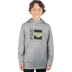 FXR Youth Broadcast Tech Pullover Fleece Grey/Black