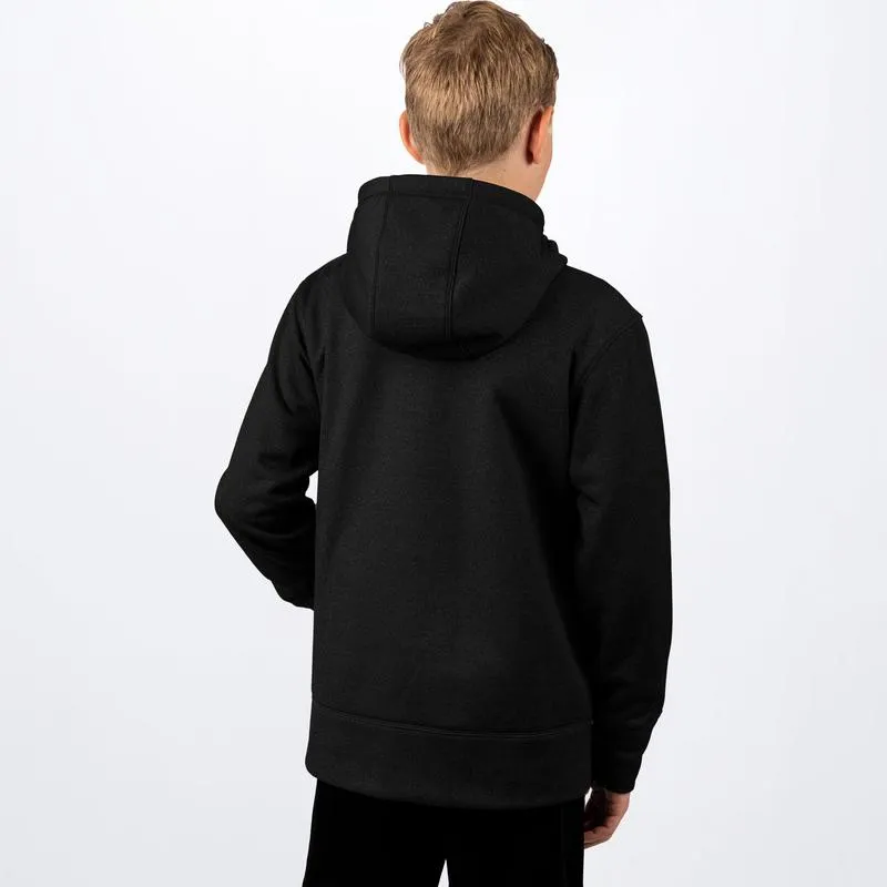 FXR Youth Maverick Tech Pullover Fleece Black/Red