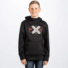 FXR Youth Maverick Tech Pullover Fleece Black/Red