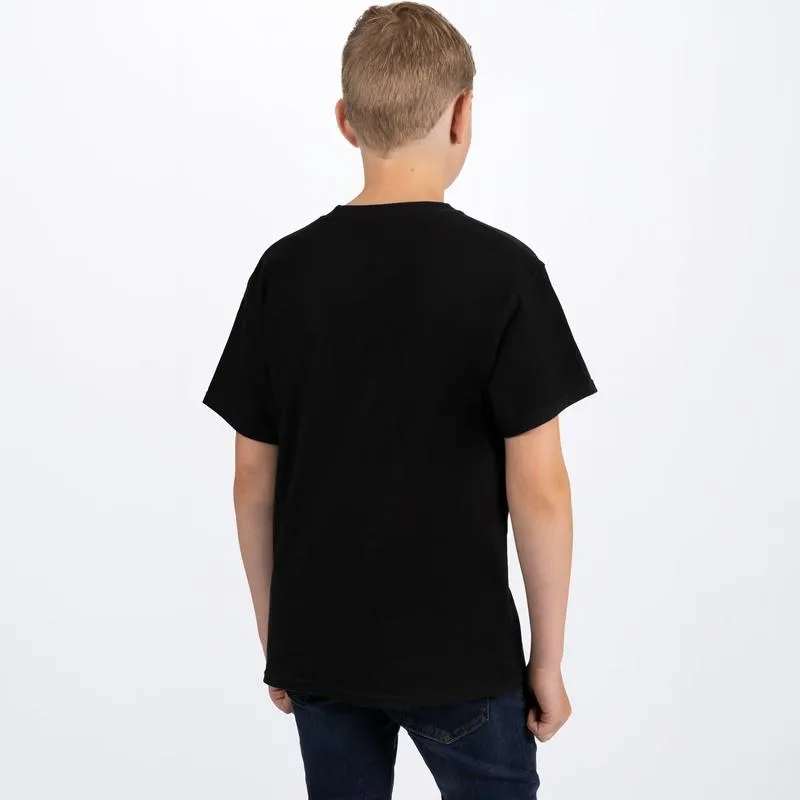 FXR Youth Pilot Tee Black/Blue