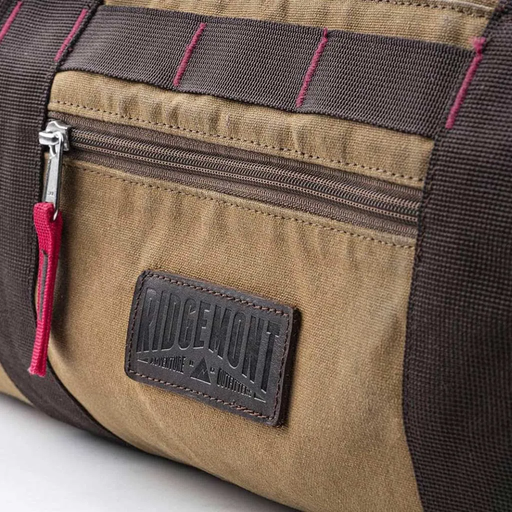 Gaucho Duffel Bag - Brown/Red