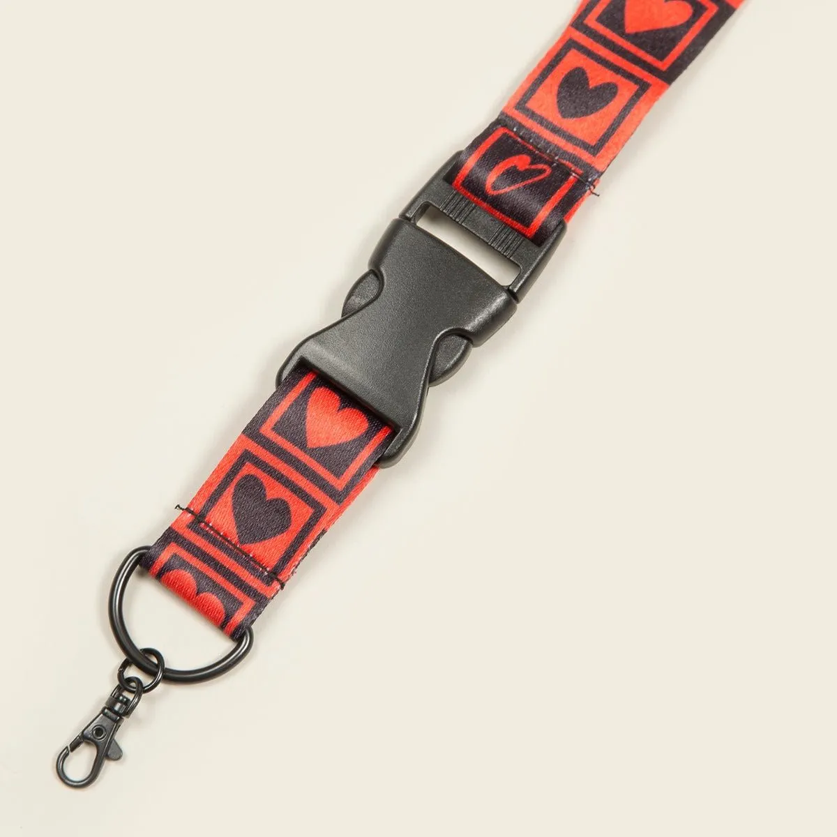 Glitterbox Heart Lanyard