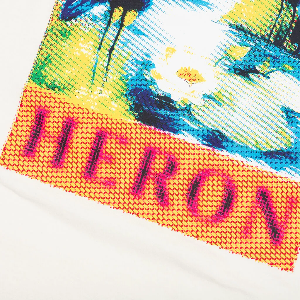 Halftone S/S Tee - White/Navy