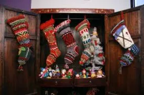 Hand Knit Old World Stockings - All