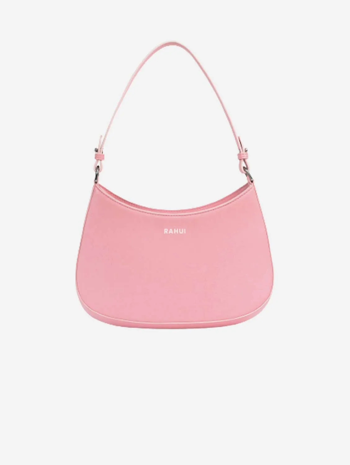 Hazel Apple Leather Mini Handbag | Pink