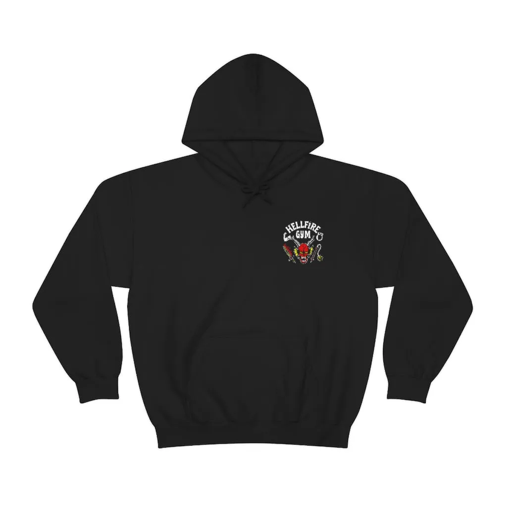 HELLFIRE GYM (WHITE) - HOODIE