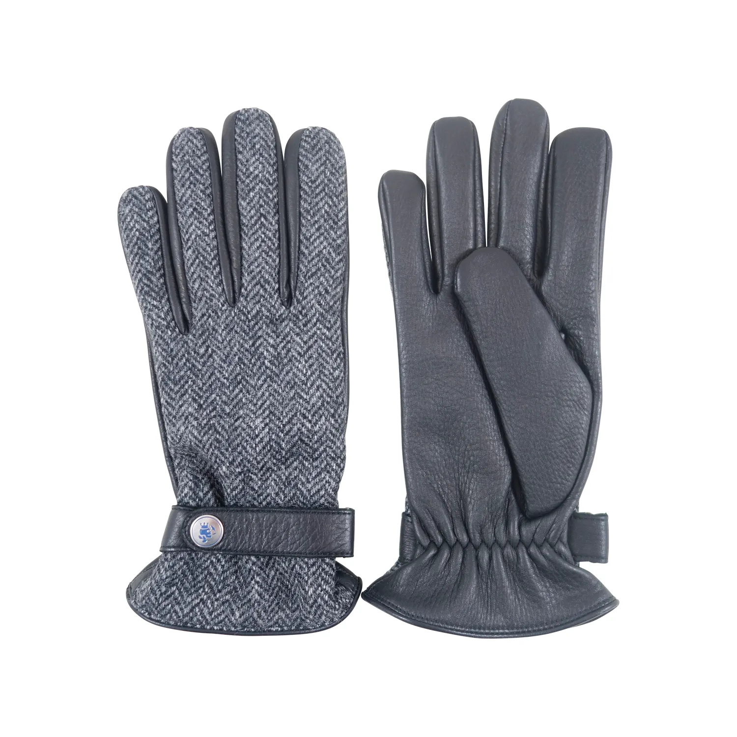 Herringbone Gloves | Grey