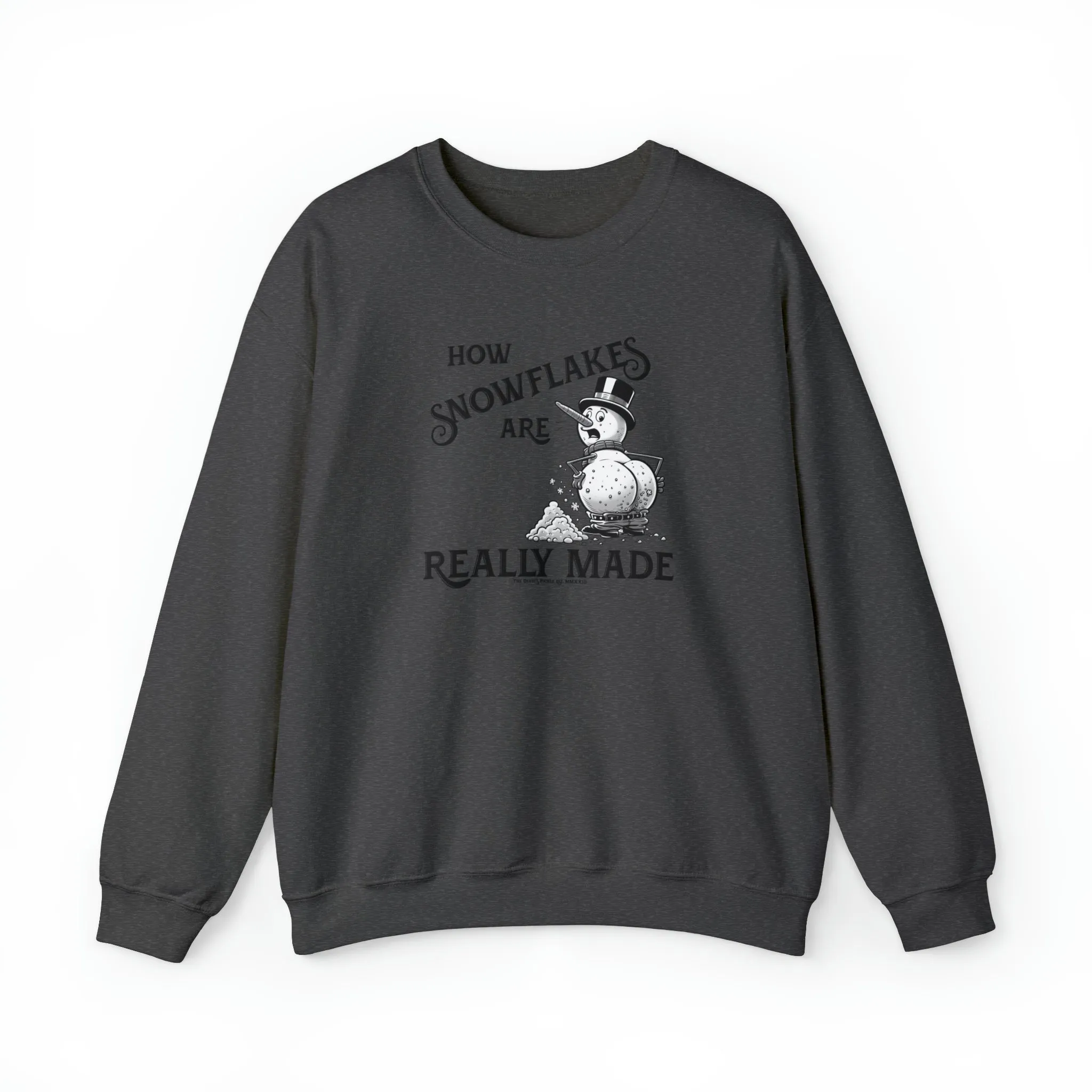 How Snowflakes Are Really Made Crewneck Sweatshirt