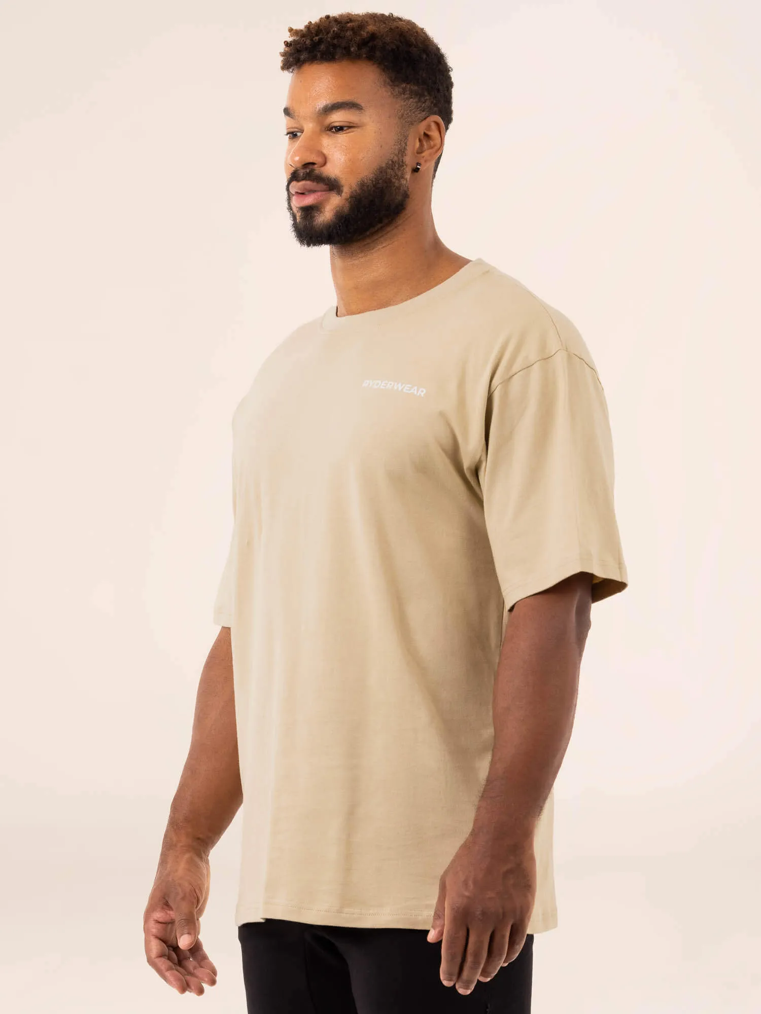 Industry Oversized T-Shirt - Sandstone