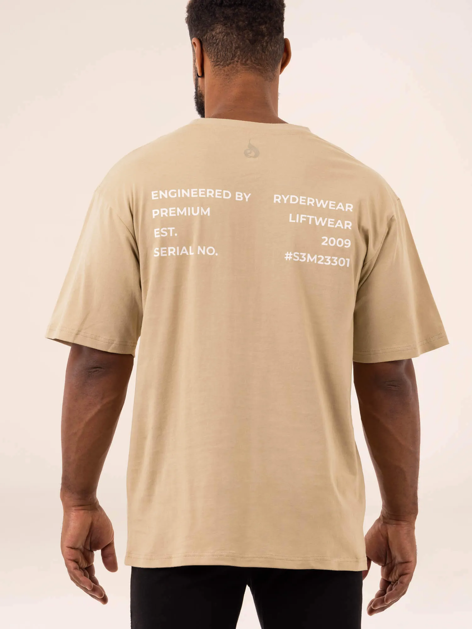 Industry Oversized T-Shirt - Sandstone