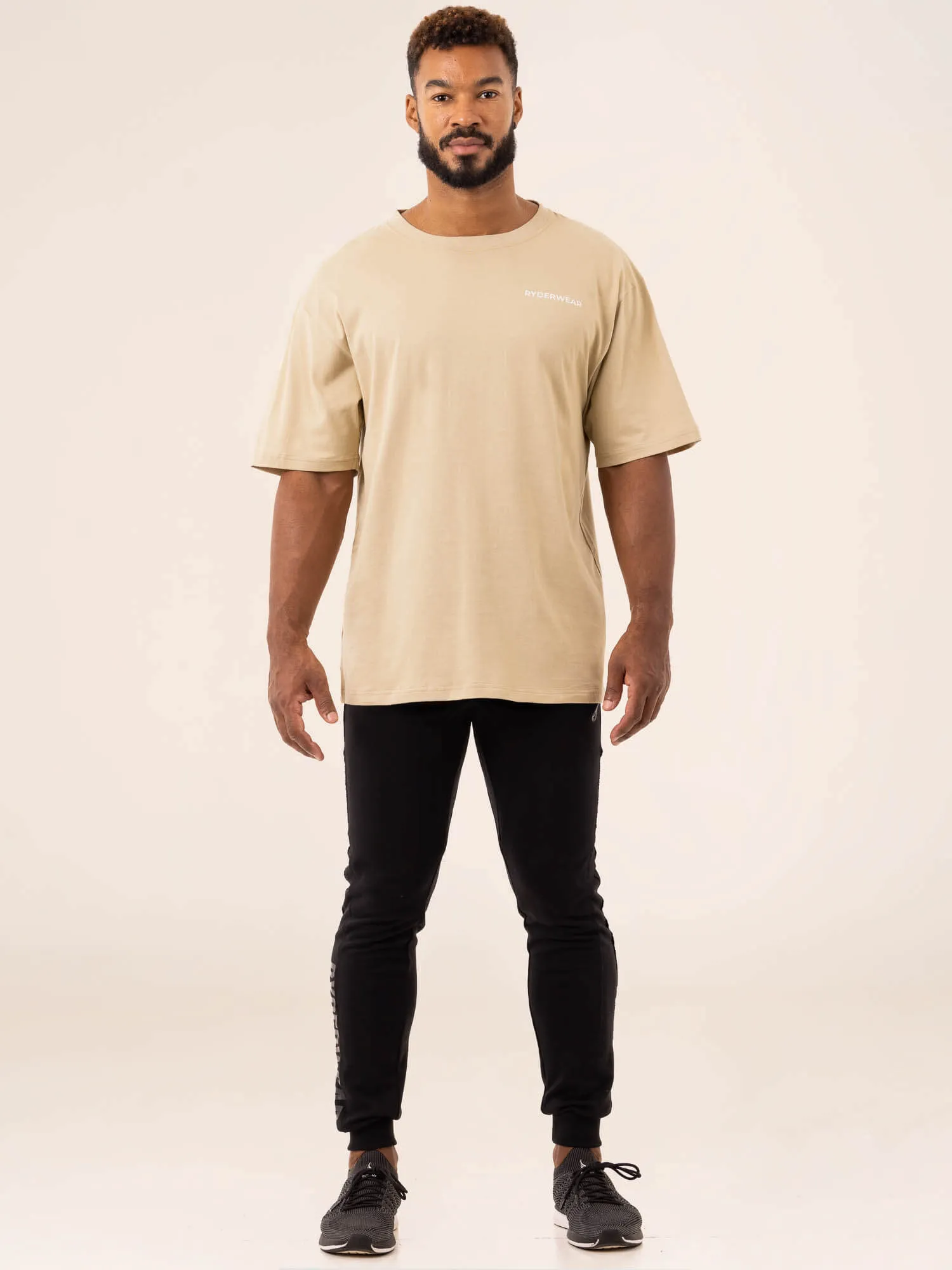 Industry Oversized T-Shirt - Sandstone