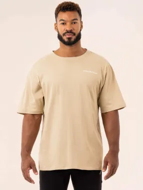 Industry Oversized T-Shirt - Sandstone