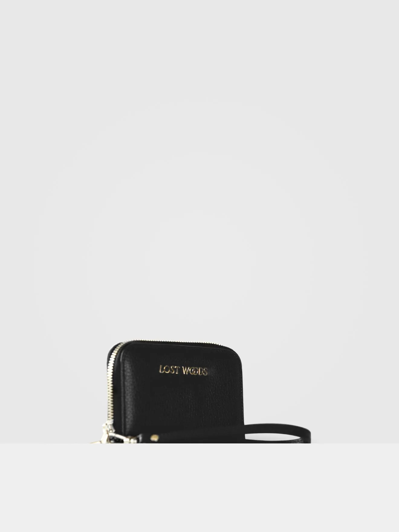 Iris MIRUM Leather Vegan  Wallet | Black & Gold