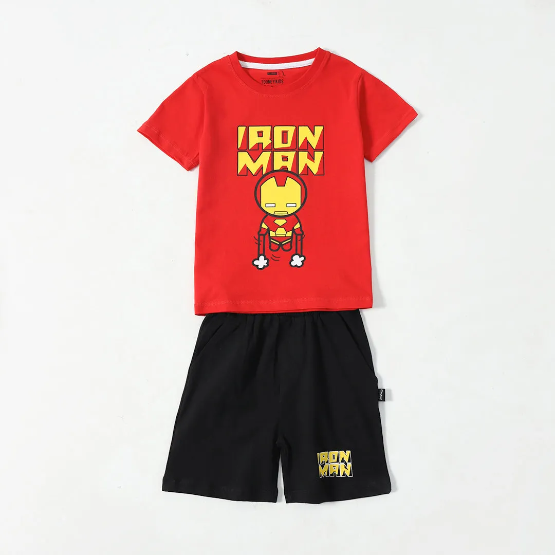 Iron Man Short Set