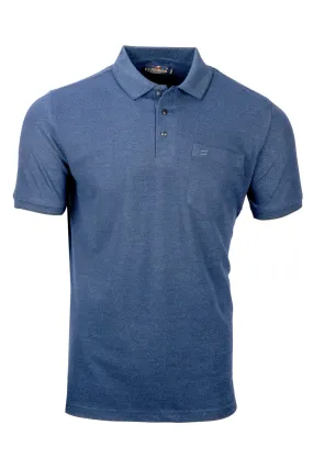 Kevin Ninan Two-tone Blue Polo T-shirt