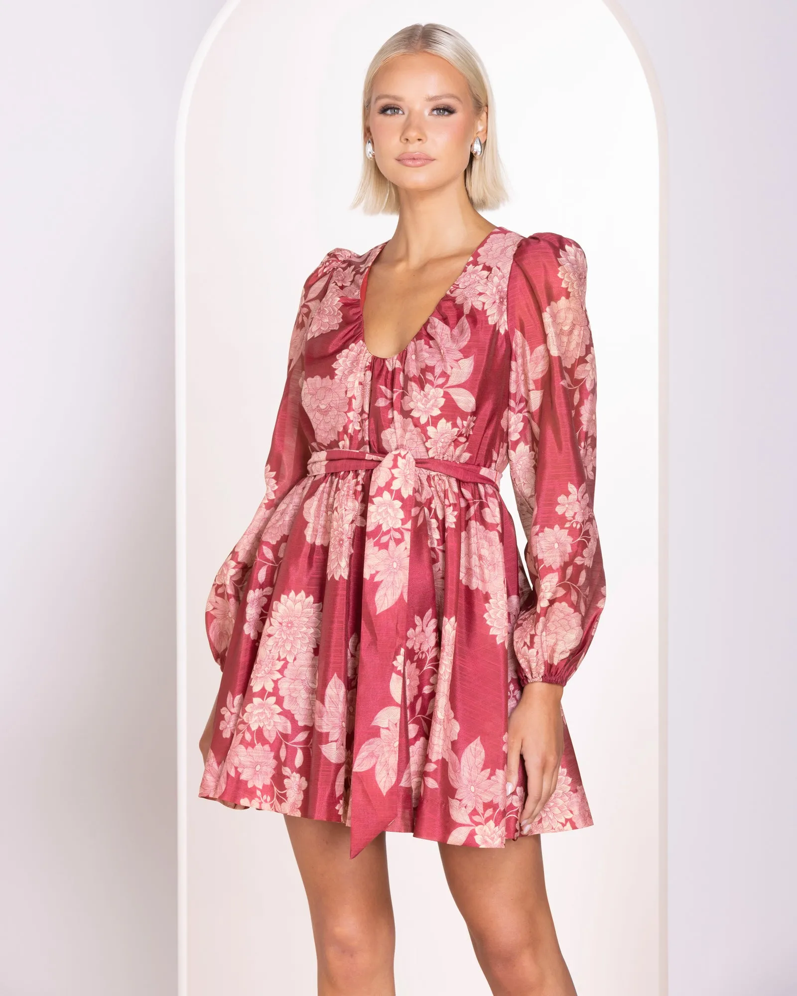 Khiala Long Sleeve Mini Dress