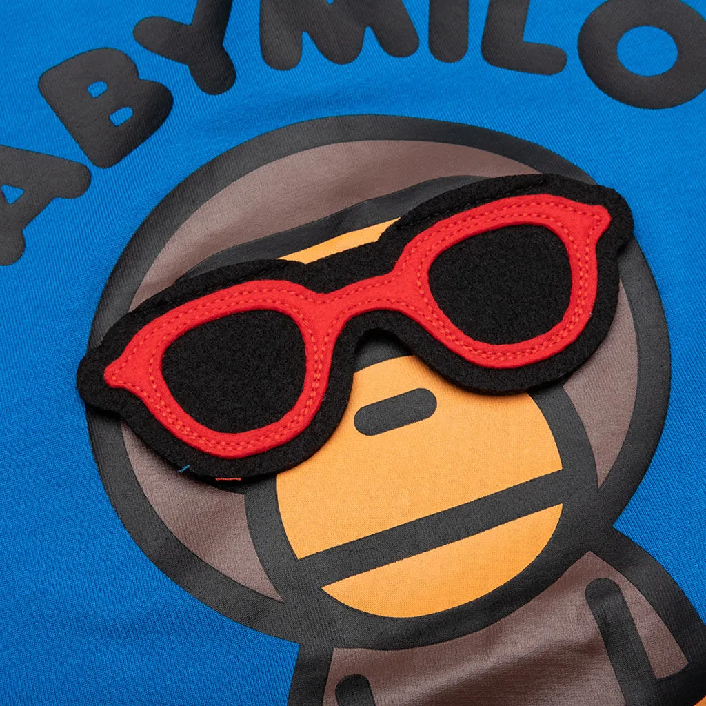 Kids Baby Milo Sunglass Patch Tee - Blue