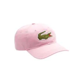 Lacoste Authentic Big Croc Mens Pink Strapback Hat