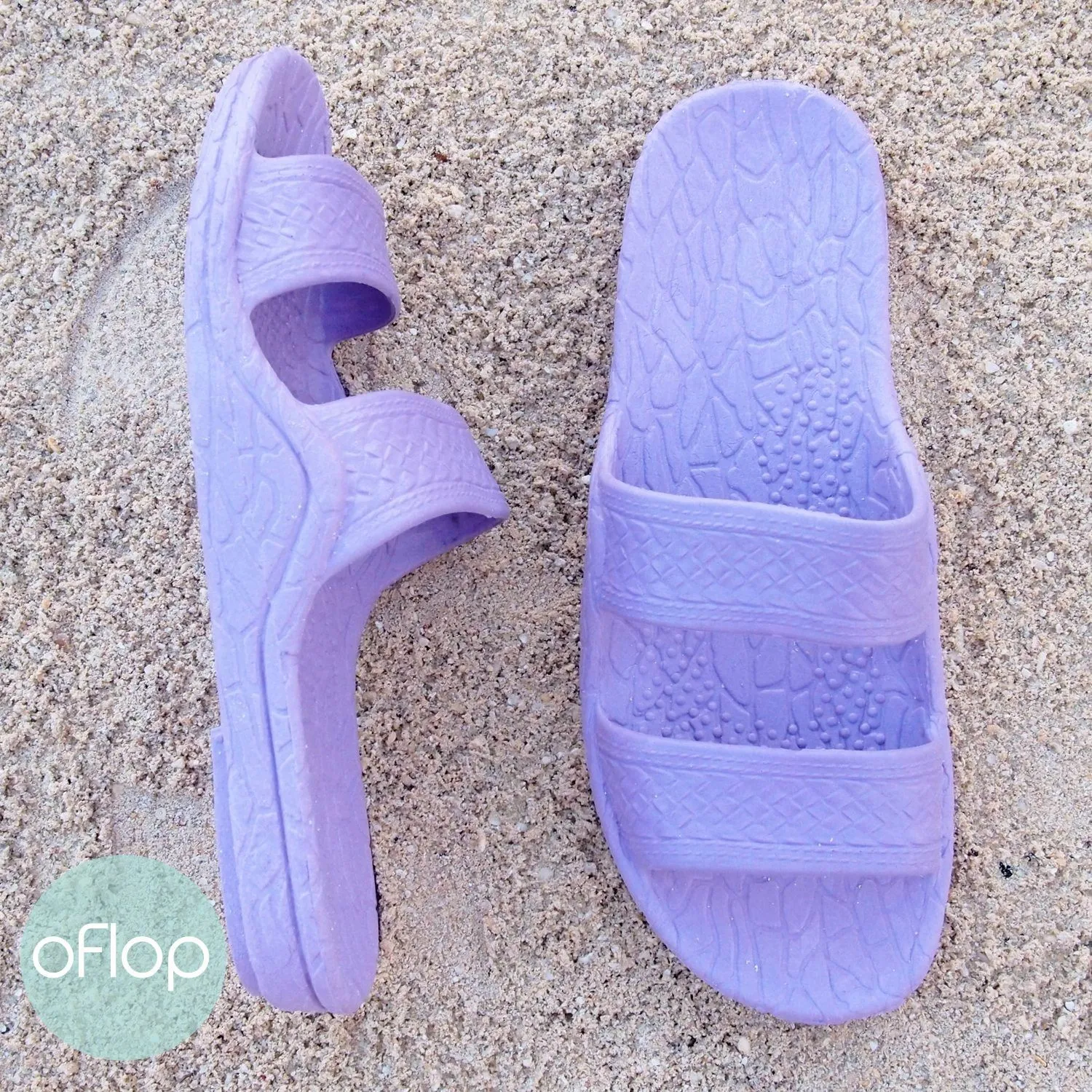 Lilac Jandals ® -- Pali Hawaii Hawaiian Jesus Sandals