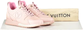 Louis Vuitton Pink Suede Run Away Trainers UK 3.5 EU 36.5 👠