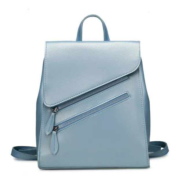 Luxury Vintage Leather School Bag, Shoulder Bag and Backpack