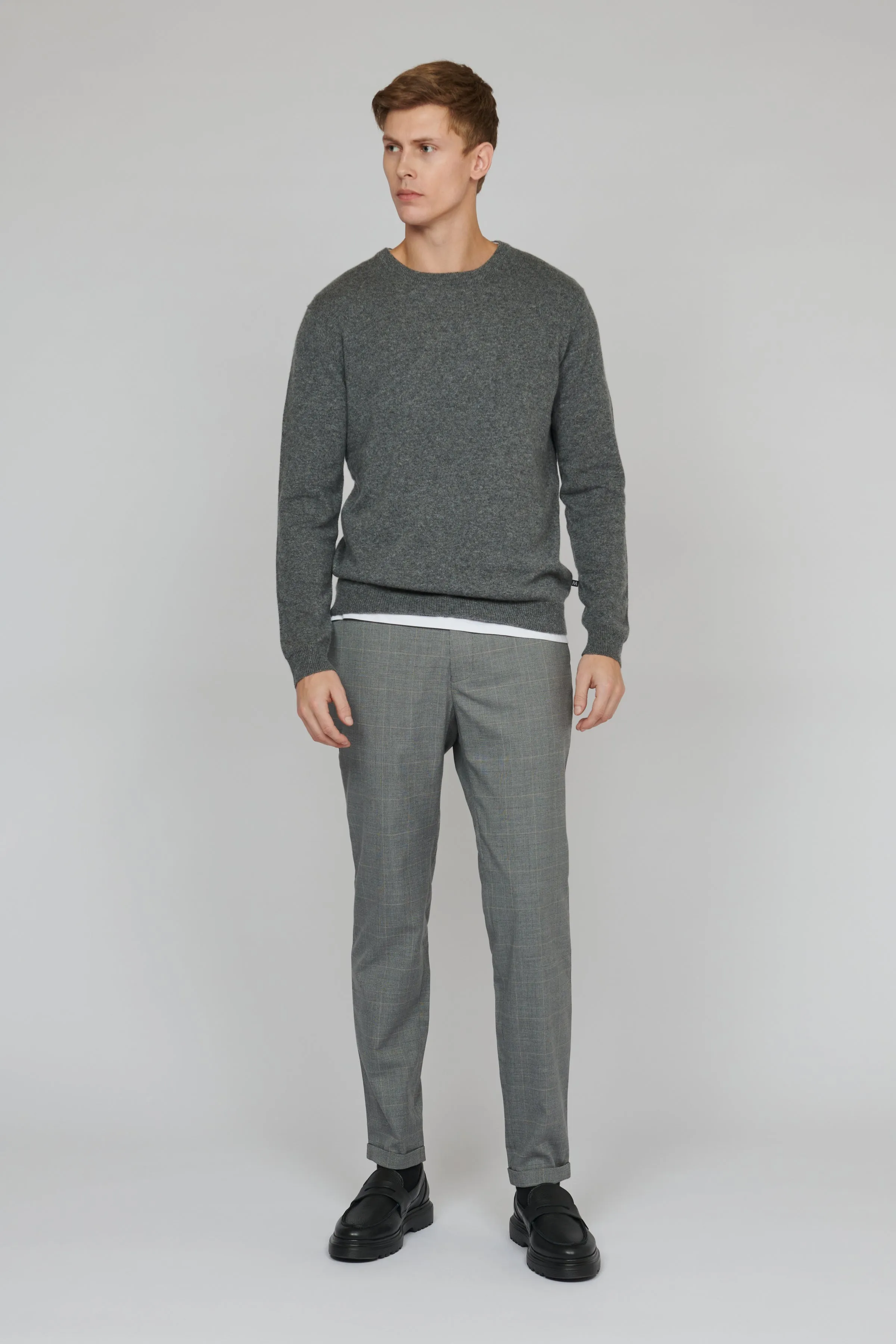 Matinique MALiam Overcheck Trousers/Medium Grey - New HS24