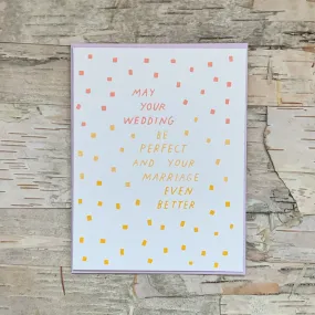 May Your Wedding Be Perfect Card The Good Twin