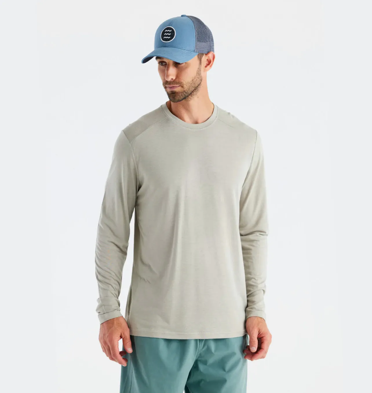 Men's Bamboo Sandstone Lightweight Long Sleeve