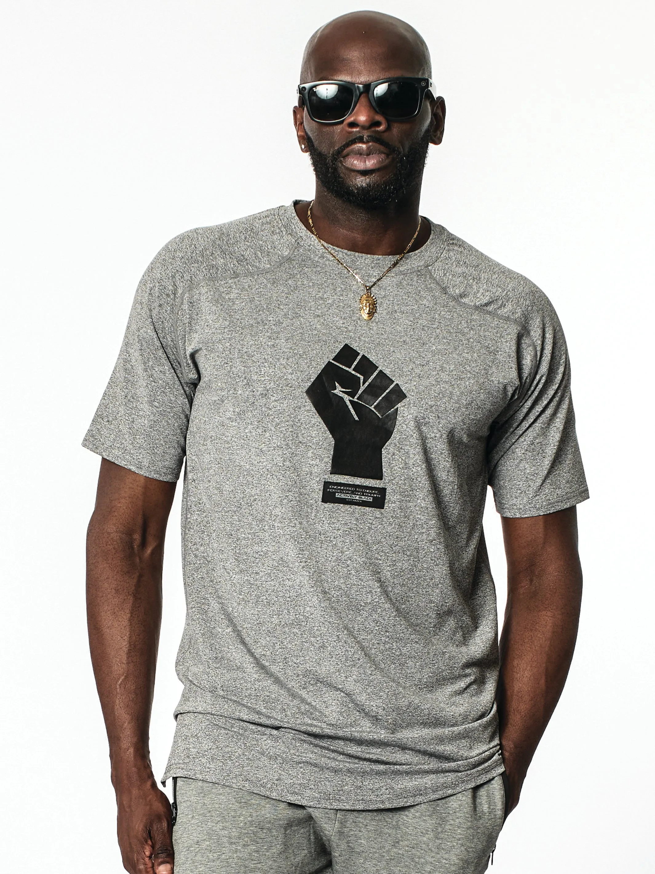 Men's Black Fist Performance Shirt