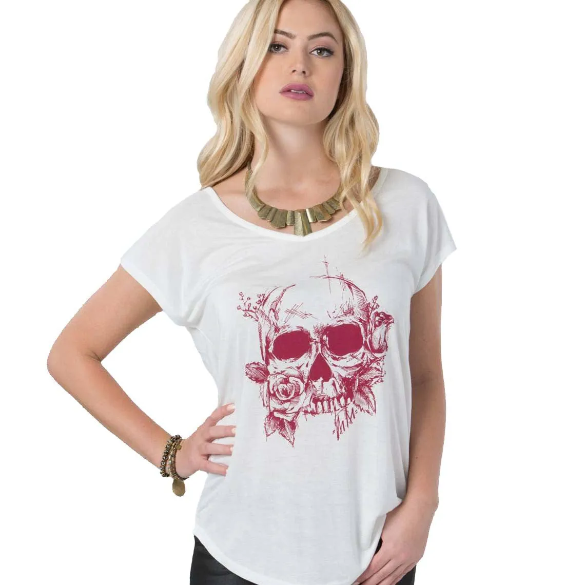 Metal Mulisha Juniors Kalet Skull Top