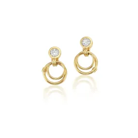 Mini Diamond Orbit Earrings