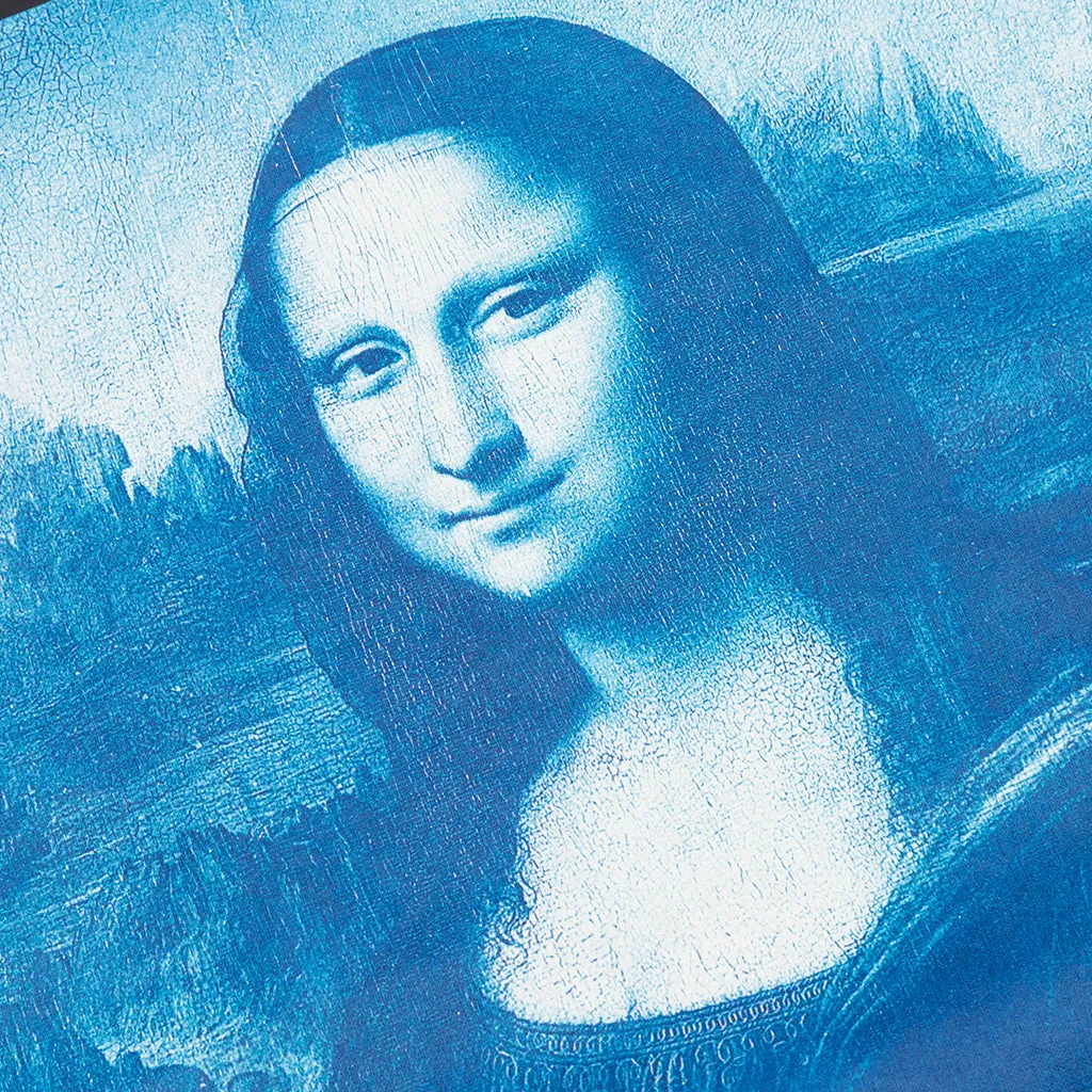 Mona Lisa Slim S/S Tee - White/Blue