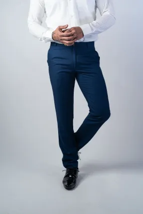 Navy Blue Color Formal Cotton Pant for Men