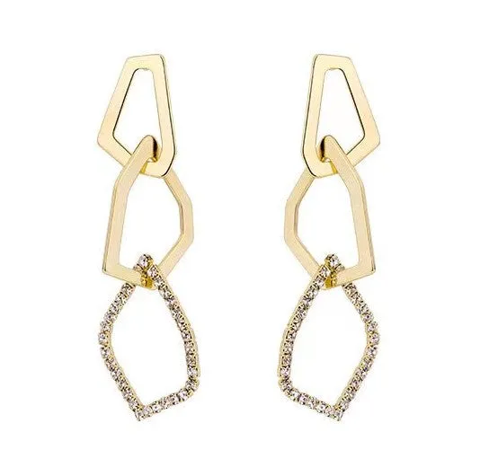 New Arrival Exaggerated Geometric Hipster Earrings