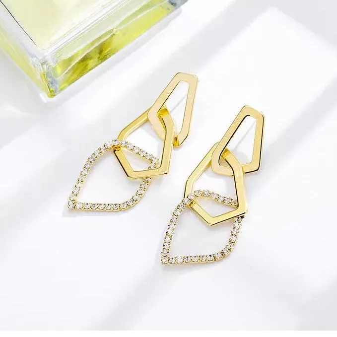 New Arrival Exaggerated Geometric Hipster Earrings