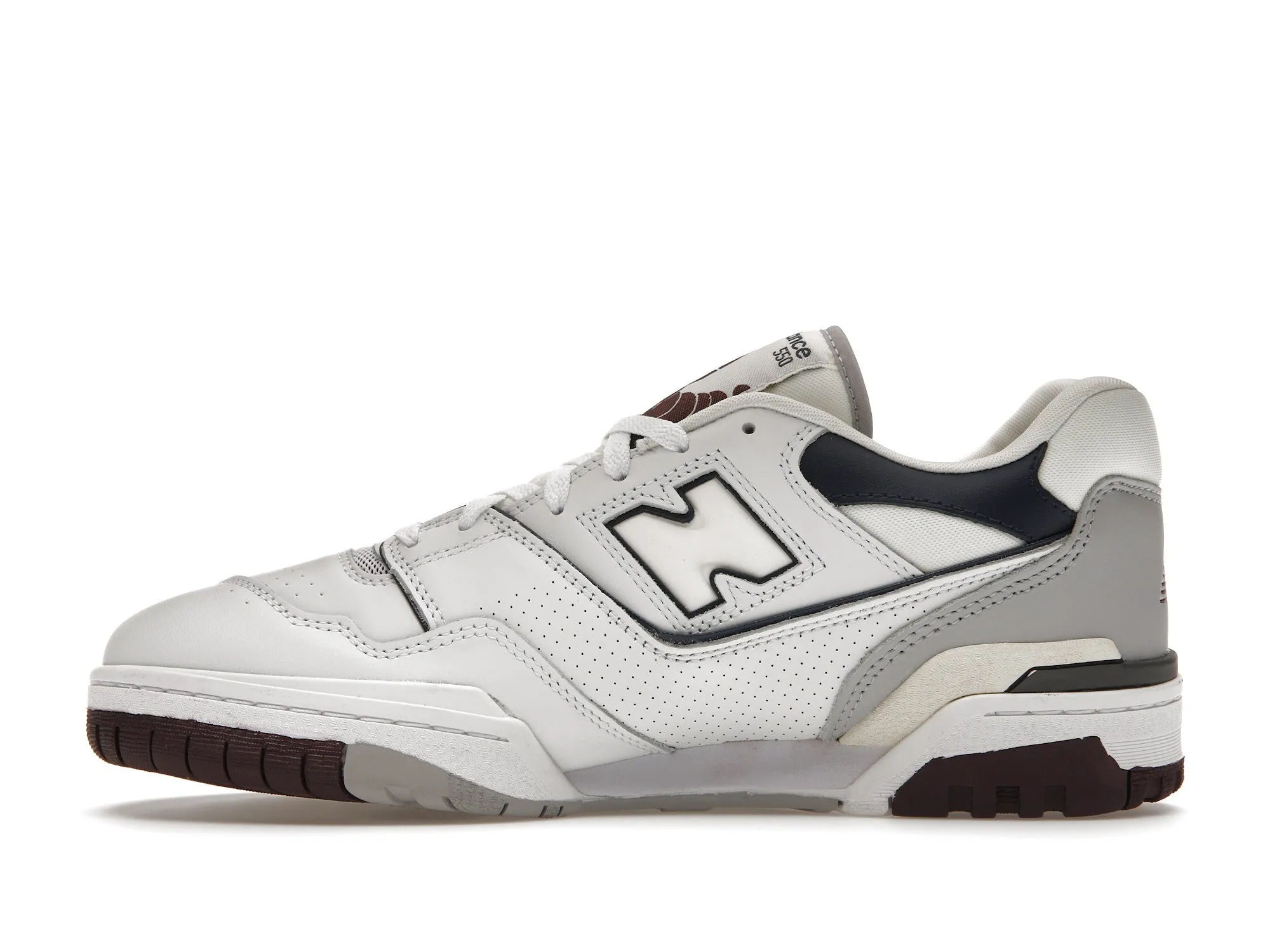 New Balance 550 White Natural Indigo Burgundy